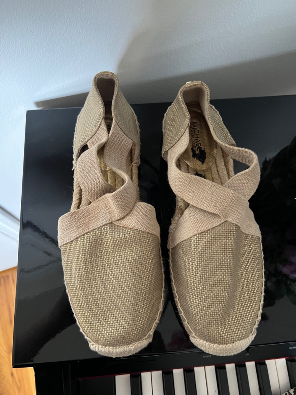 MICHAEL KORS Dana Espadrilles Size 8.5 - Picture 5 of 14